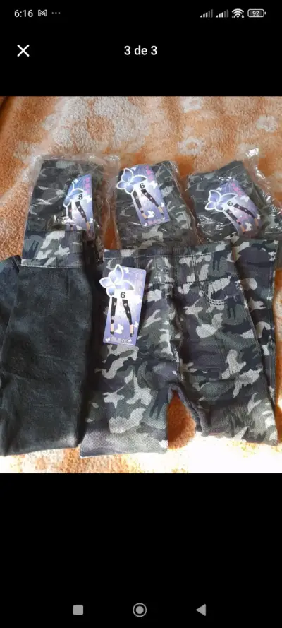 Leggings camuflados para niñas - miniatura 3