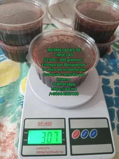 Mermelada casera de ciruelas en frascos - miniatura 2