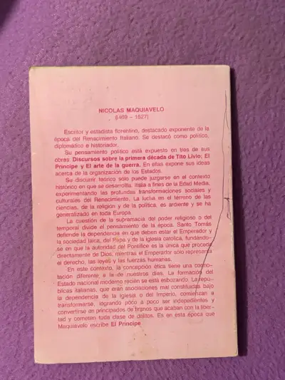 Libro 'El Príncipe' de Nicolás Maquiavelo - miniatura 2