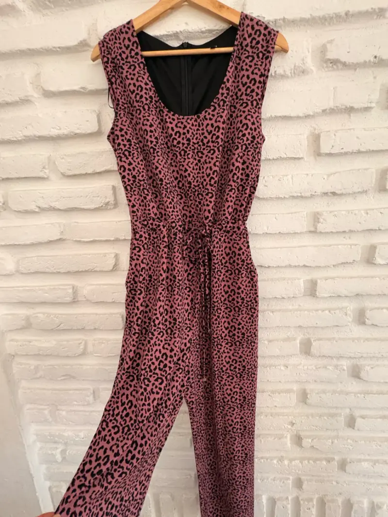 Enterito animal print rosa para mujer - 2