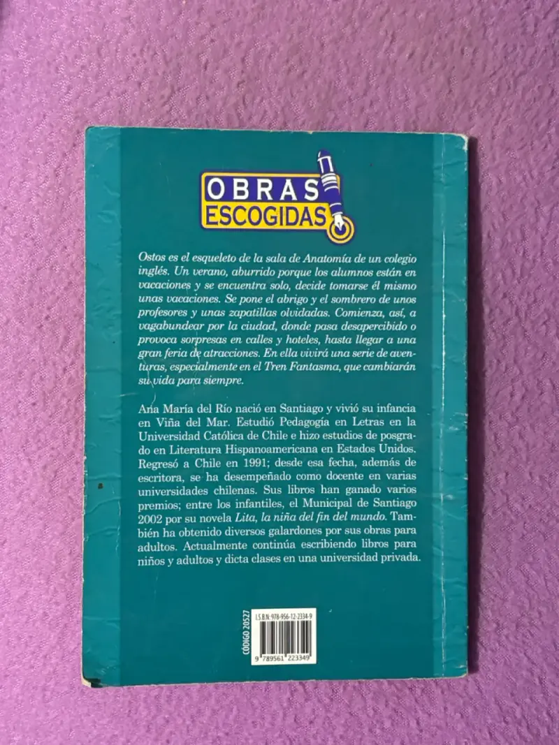 Libro 'Un Esqueleto en Vacaciones' de Ana María - 2