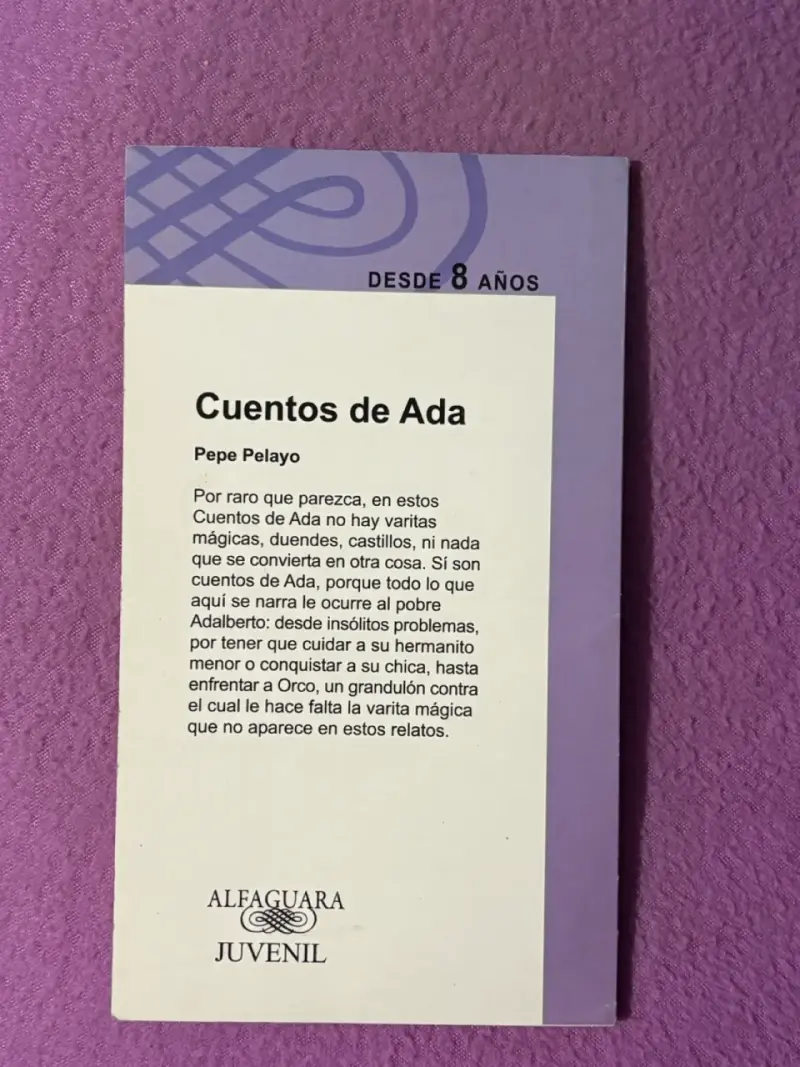 Libro Cuentos de Ada de Pepe Pelayo - 2