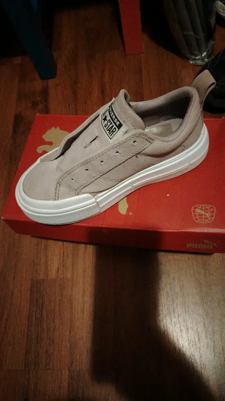 Zapatillas Converse Star beige sin cordones - 1