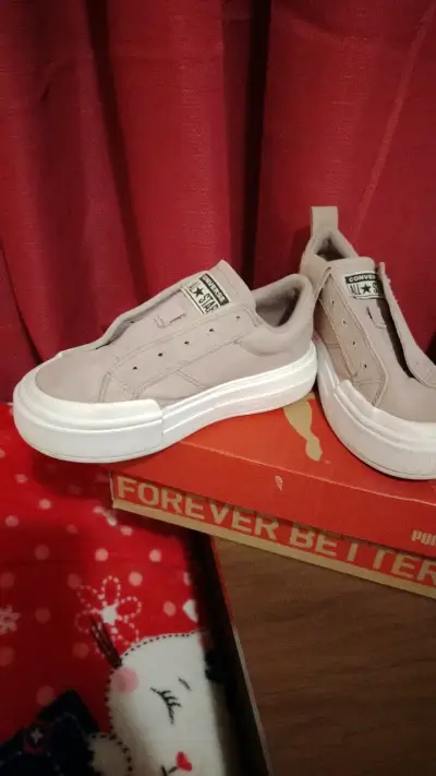Zapatillas Converse Star beige sin cordones - miniatura 3
