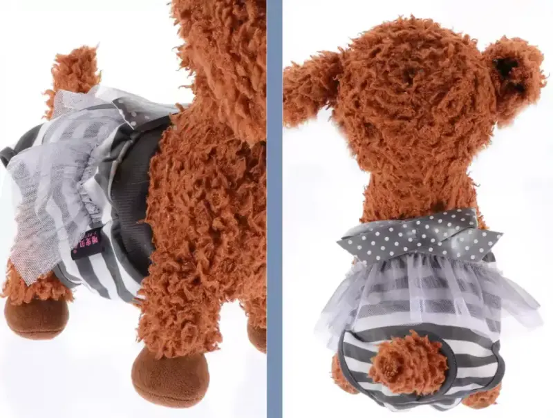 Par de pañales reutilizables para mascotas - 4