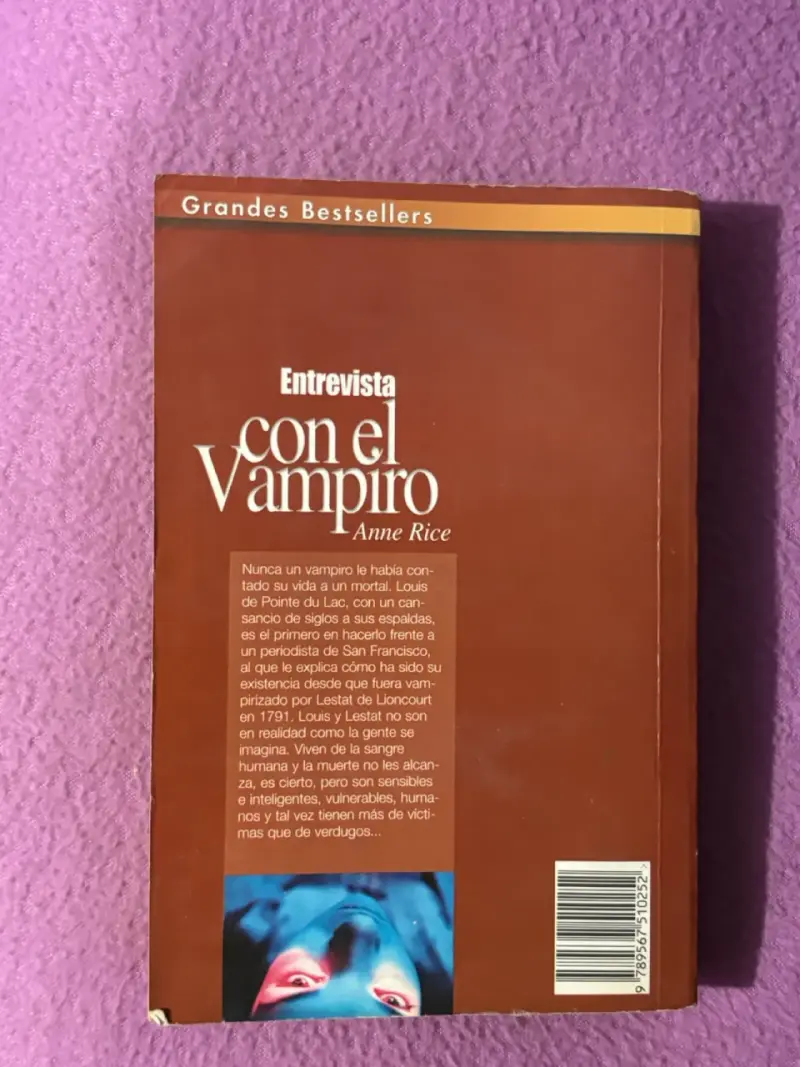 Libro 'Entrevista con el Vampiro' de Anne Rice - 2