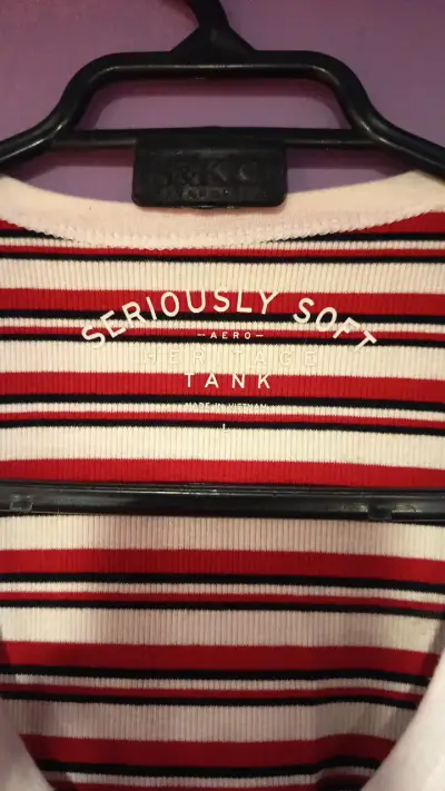 Polera sin mangas a rayas multicolor - miniatura 3