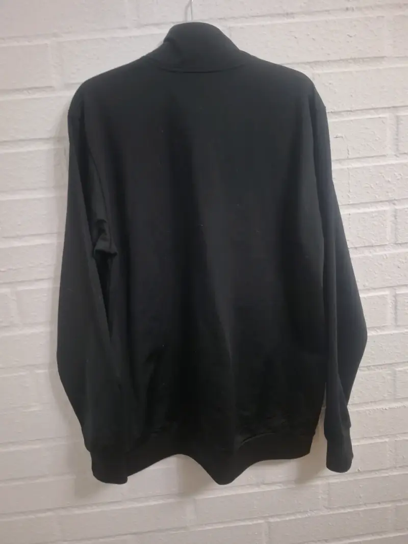 Polerón negro Adidas con cierre medio - 2