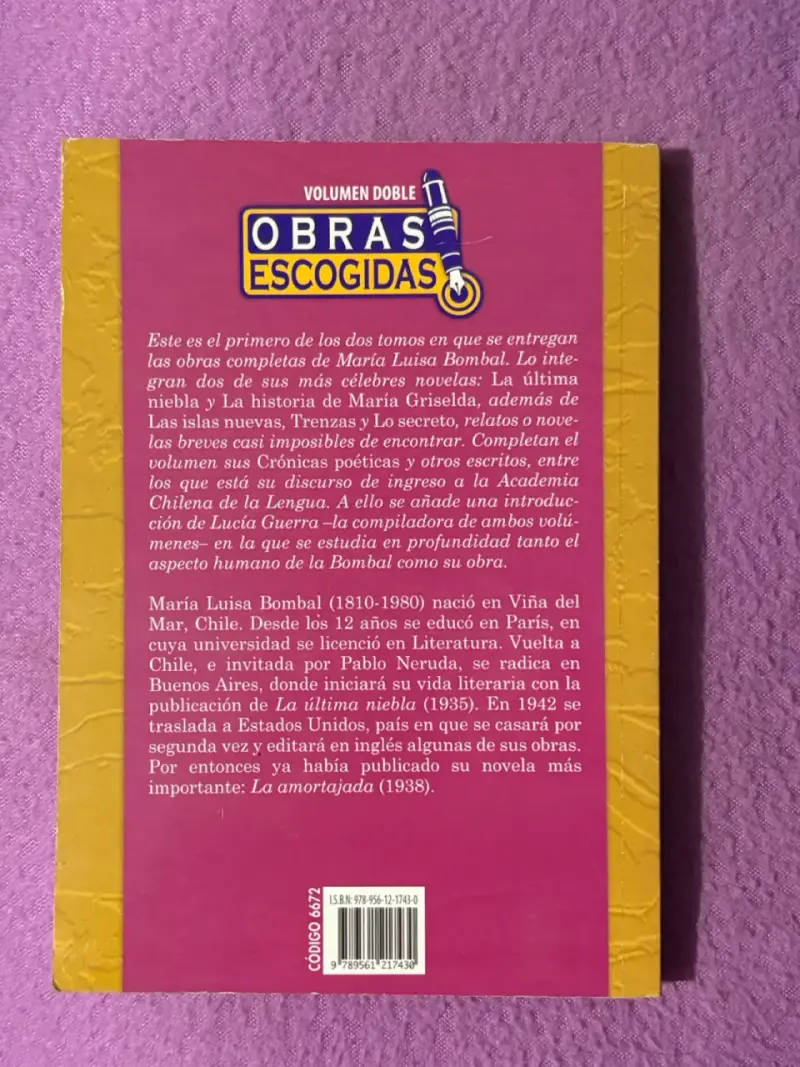 Obras Completas Tomo 1 de María Luisa Bombal - 2