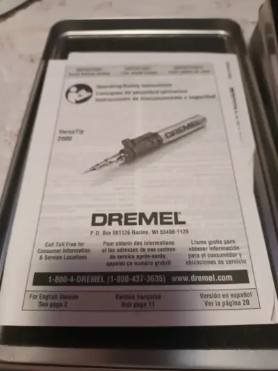 Herramienta Dremel Versatip a gas butano. - miniatura 4
