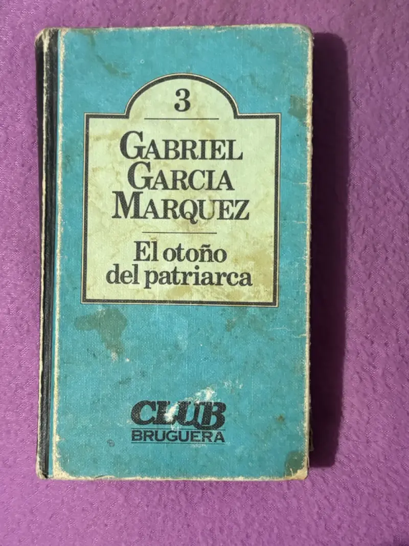 Libro El otoño del patriarca' de Gabriel García - 1