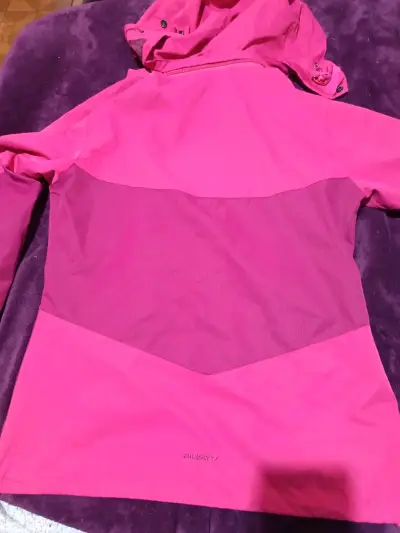 Chaqueta impermeable Rusty rosa para mujer - miniatura 1