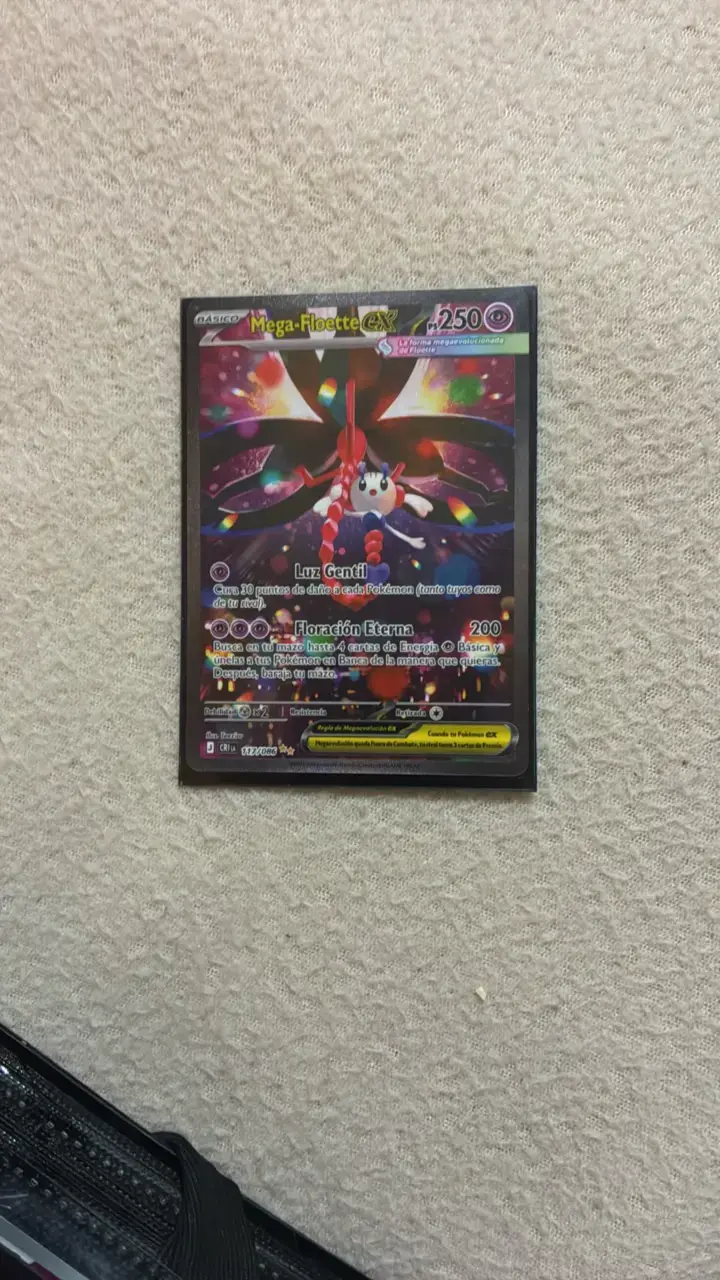 Carta Pokémon Mega-Floette EX holográfica