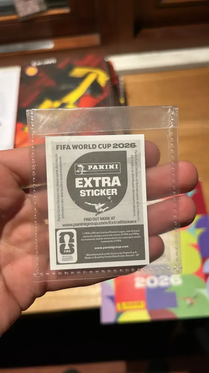 Cristiano Ronaldo extra sticker plata 2026 - 3