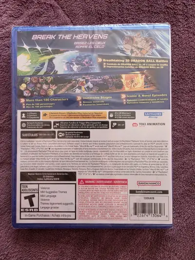 Juego PS5 Dragon Ball Sparking Zero nuevo sellado - miniatura 2
