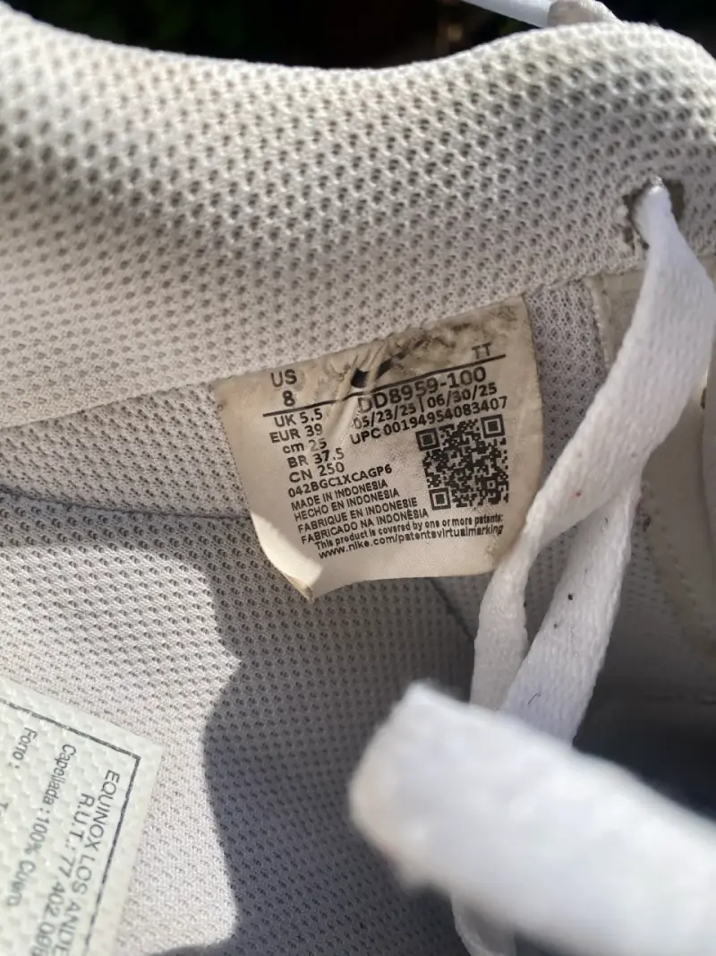 Zapatillas deportivas blancas Nike Air Force 1 - 6