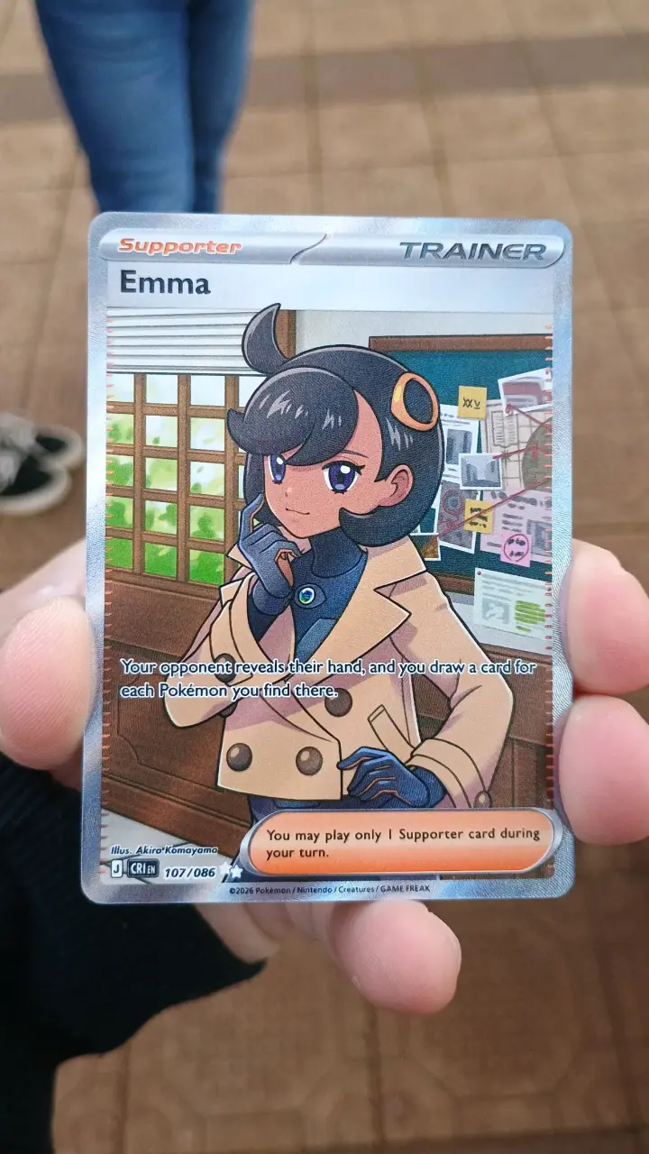 Carta Pokémon Entrenador Emma