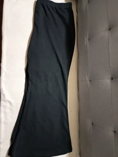 Pantalón negro de mujer cómodo talla grande - miniatura 1