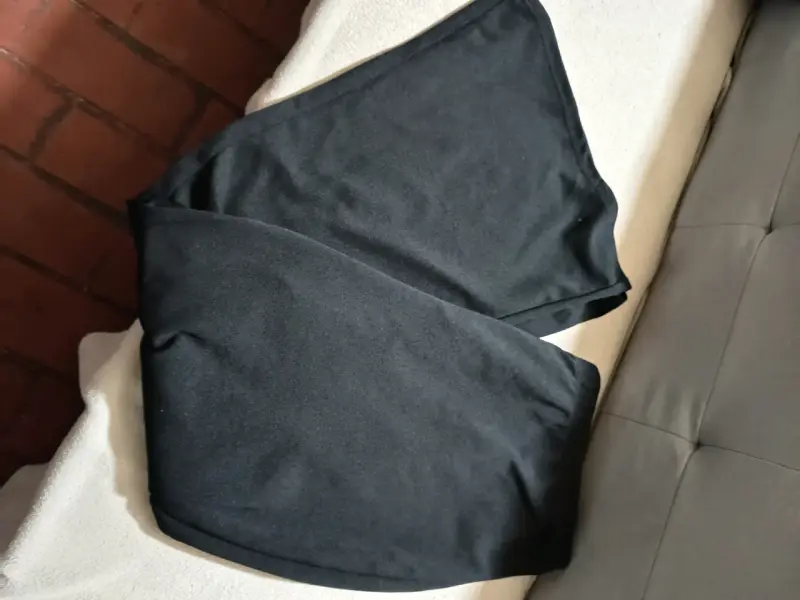 Pantalón negro de mujer cómodo talla grande - 2