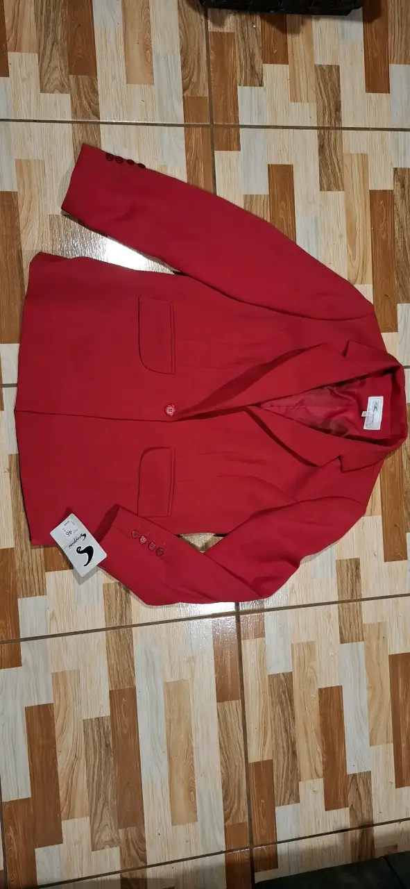 Blazer rojo para mujer talla 46