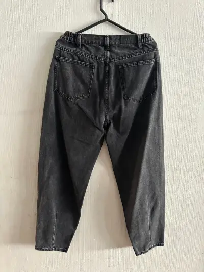 Jeans negros Sybilla Adele de tiro alto talla 38 - miniatura 2
