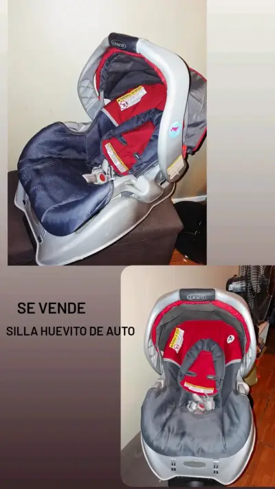 Silla de auto Graco huevito roja - miniatura 1