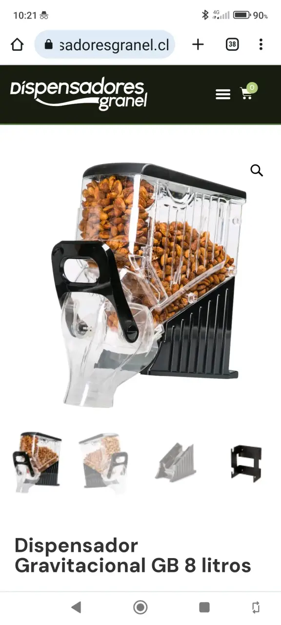 NUEVO Dispensador de cereales 6L con mango - 3