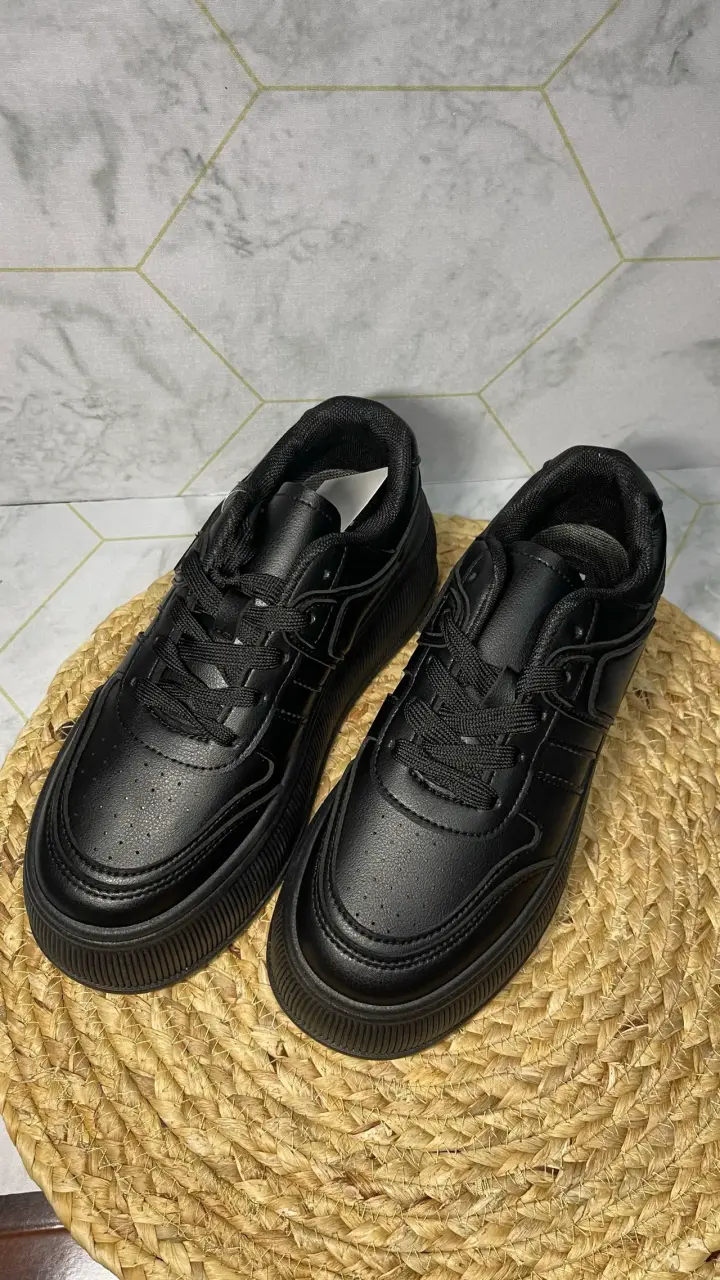 Zapatillas negras con plataforma - 3