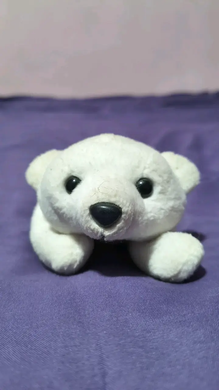 Peluche oso polar pequeño y suave - 2