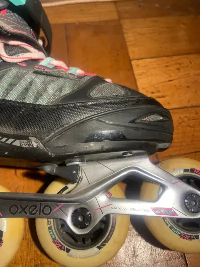Patines en línea Oxelo Fit5 ajustables (35-38) - miniatura 6