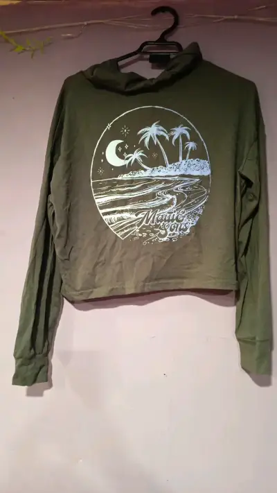 Polerón verde Maui & Sons con capucha - miniatura 2