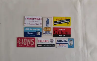 Colección de hojas de afeitar vintage - miniatura 2