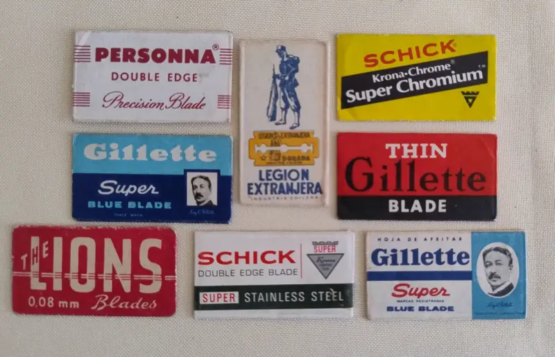 Colección de hojas de afeitar vintage - 3
