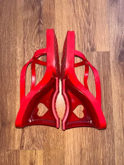 Sandalias rojas Melissa Glass Heels - miniatura 2