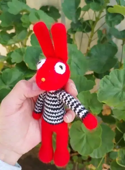 Amigurumi Juan Carlos Bodoque 18 cms de alto - 1