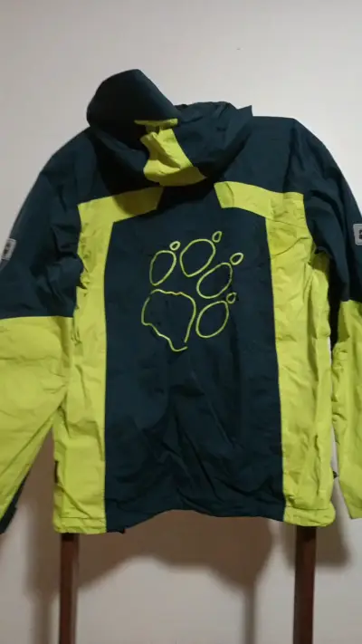 Chaqueta impermeable Jack Wolfskin verde - miniatura 2