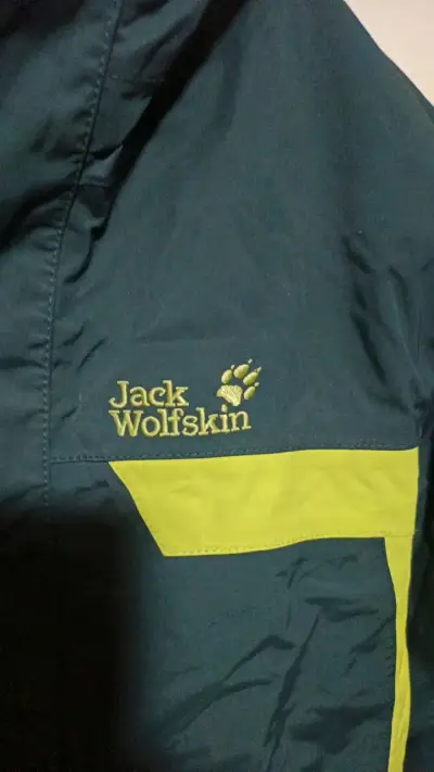 Chaqueta impermeable Jack Wolfskin verde - miniatura 3