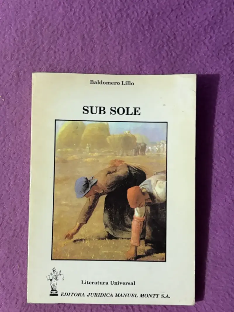 Libro 'Sub Sole' de Baldomero Lillo - 1
