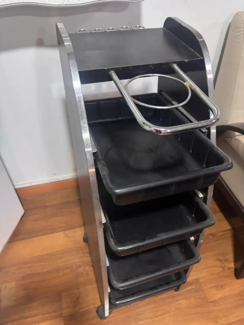 Carro organizador de salón con ruedas - 4