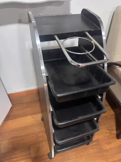 Carro organizador de salón con ruedas - miniatura 4