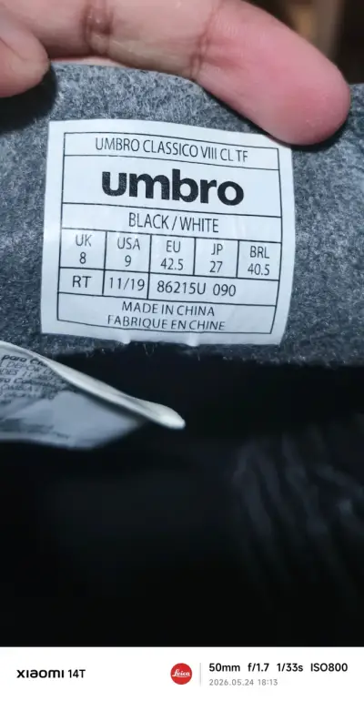 Zapatillas deportivas negras Umbro - miniatura 4