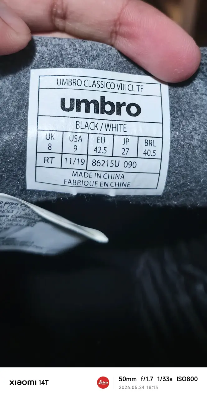 Zapatillas deportivas negras Umbro - 5
