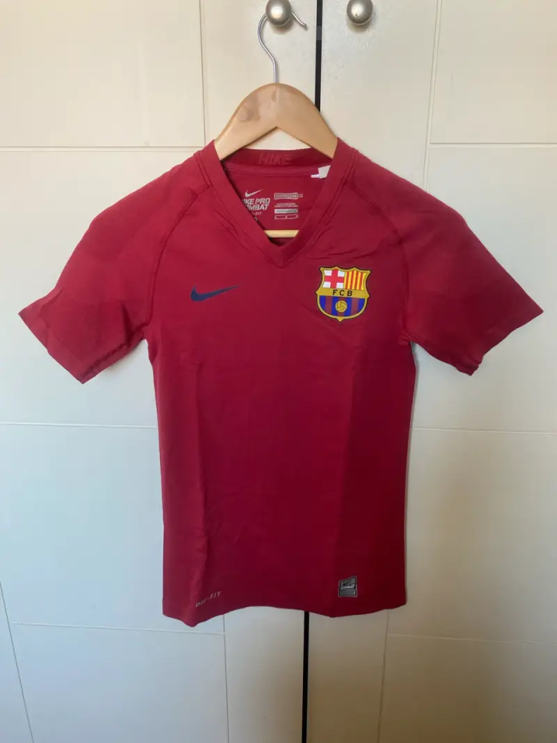 Polera primera capa Nike pro combat FC Barcelona - 1