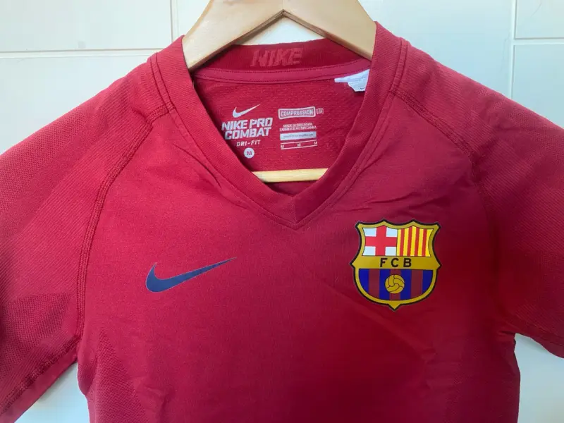 Polera primera capa Nike pro combat FC Barcelona - 4