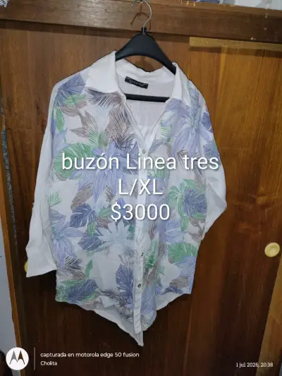 Camisa estampada Linea Tres L/XL - miniatura 1