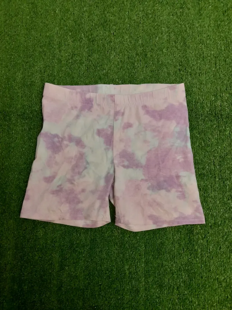 Shorts de algodón tie-dye - 1