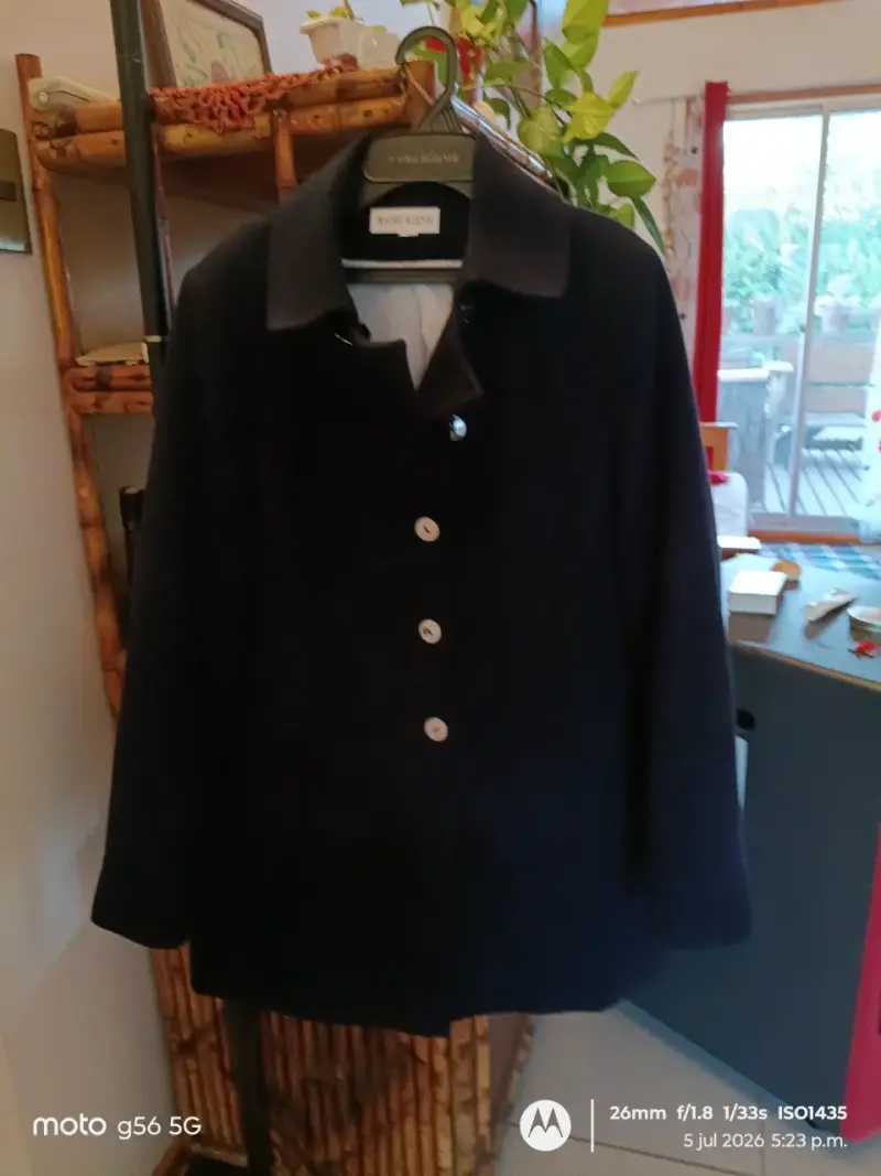 Abrigo de lana azul oscuro Vivienne Westwood - 1