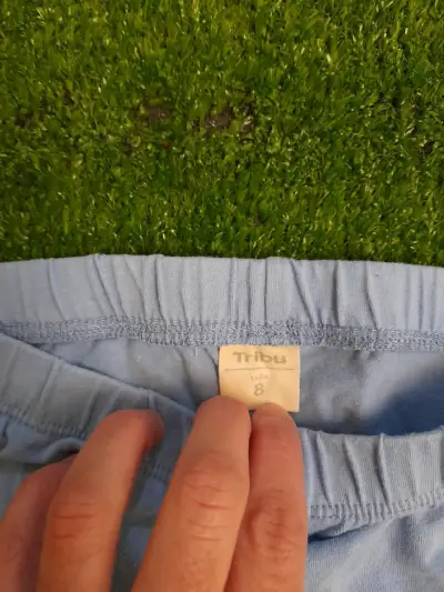 Leggings de algodón celeste - miniatura 2