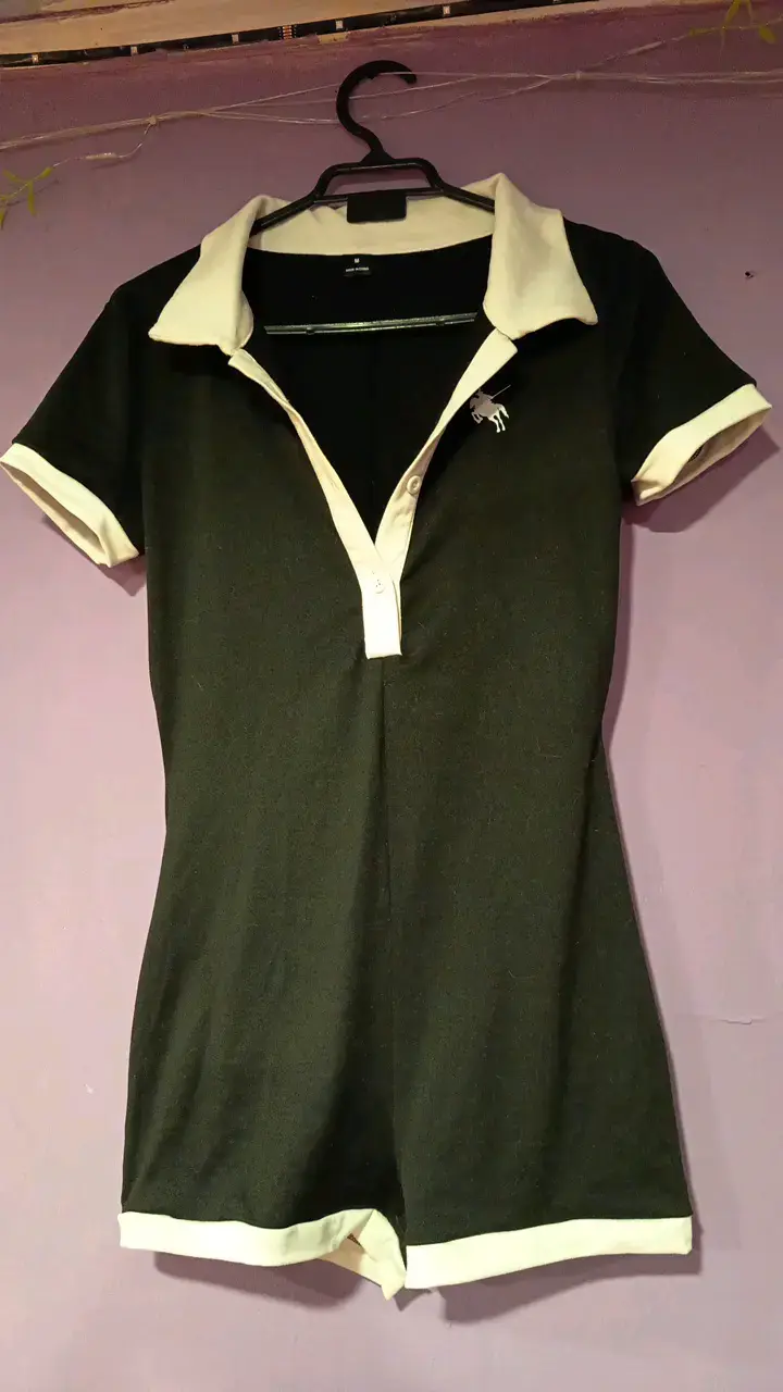 Enterito negro con cuello - 1