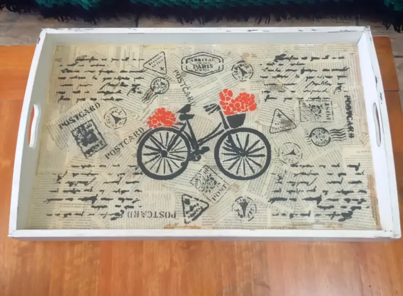 Set de bandejas decorativas estilo vintage - 3